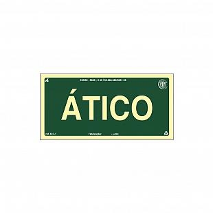 Placa Fotoluminescente A- "Ático"