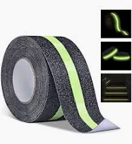 Fita Antiderrapante Neon Faixa Lixa Adesiva 50mm X 30m